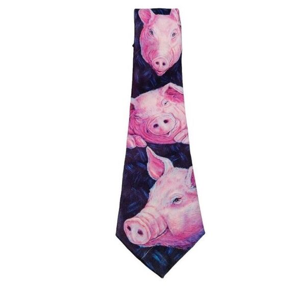 Ralph Marlin 1989 pig tie - Picture 1 of 3